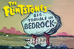 The Flintstones - Big Trouble in Bedrock Title Screen